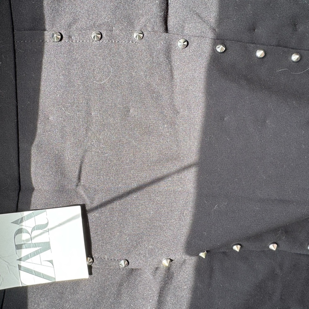 Zara Gray Studded Skirt